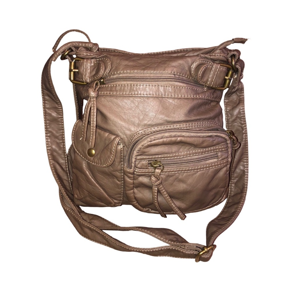 Scarleton Multi Pocket Crossbody or Shoulder Bag. 
Tan 58